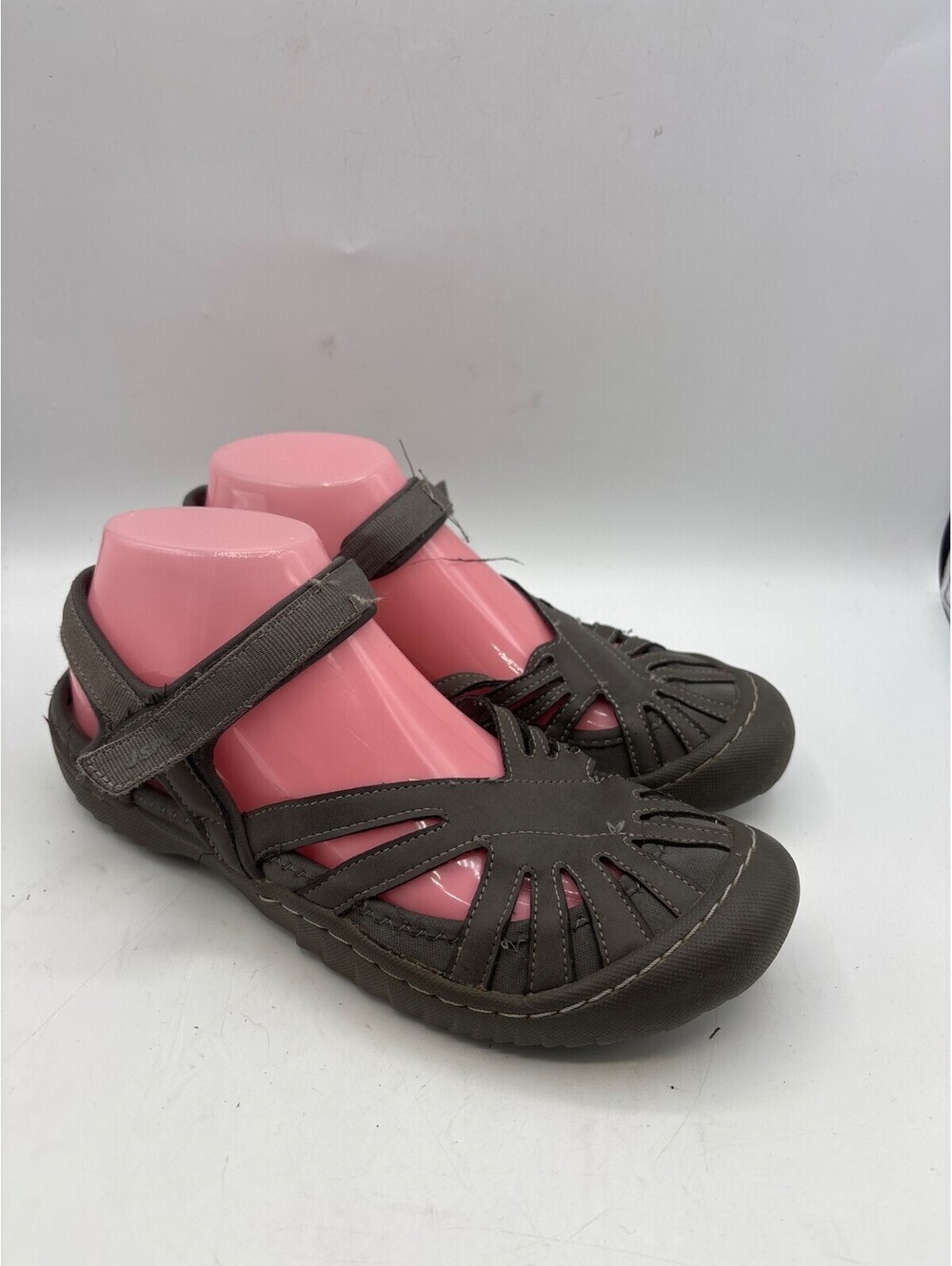 Gray Women’s JBU Sport All Terrain Traction Poppy Shoe Sandal Maryjane Size 7.5